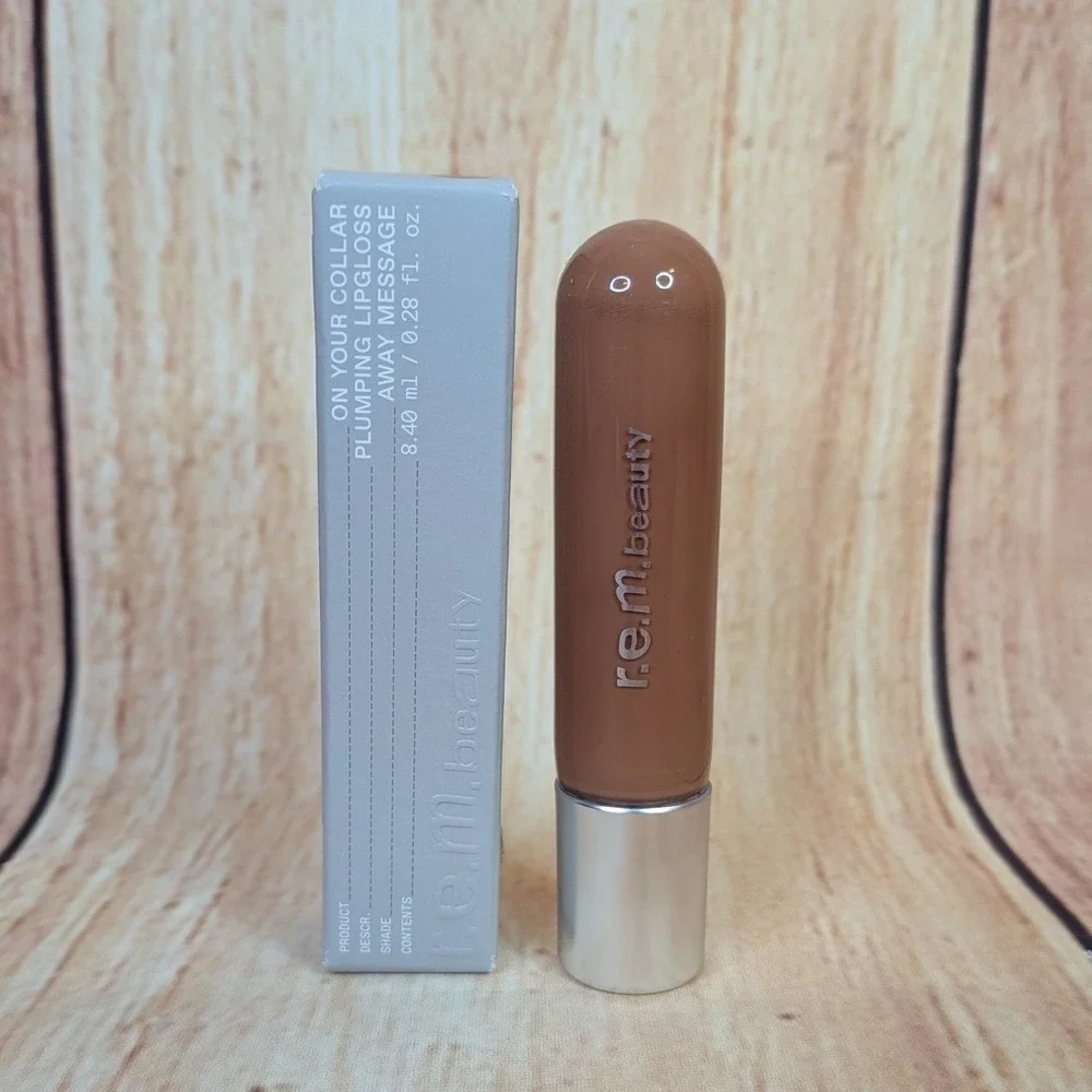REM Beauty On Your Collar Plumping Lip Gloss Away Message Nude 8.4ml